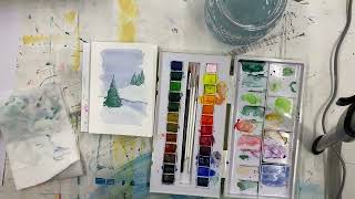 Eenvoudig schilderen met Aquarelverf voor beginners [upl. by Arayk574]