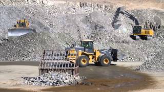 A Day at a rock Quarry HD [upl. by Brockwell]