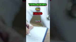 DIURETICOS CAUSAM EDEMA VERDADEIRO OU FALSO saude curiosidades [upl. by Eirolam620]