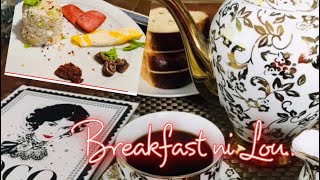 Breakfast ni Lou LouRici Vlogs [upl. by Merle]