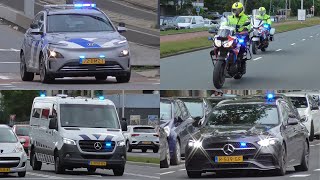 Rijopleiding  Politie Defensie amp Dienst Justitiële Inrichtingen met spoed door Rotterdam [upl. by Esenaj65]