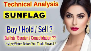 Sunflag Iron And Steel Analysis Will the Downtrend Reverse Soon [upl. by Wearing364]