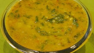 How to make Dal Palak Dhaba Style by madhurasrecipe [upl. by Leilah224]