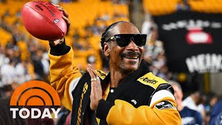 Go behind the with scenes Pittsburgh Steelers biggest fan Snoop Dogg [upl. by Rebecka]