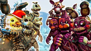 FNAF Toxic Toys vs Ice Withered Animatronics [upl. by Zurheide]