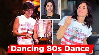 Courteney Cox Dancing From Her 80s Iconic Dance Moment [upl. by Elwira]