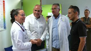 Carlos Díaz viceconsejero de Sanidad del Gobierno de Canarias visita el hospital de Fuerteventura [upl. by Saks]