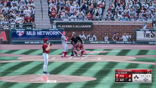 Philadelphia Phillies vs Arizona Diamondbacks  NLCS Game 5 MLB The Show 23 Gameplay [upl. by Urias34]