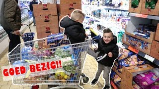 BOODSCHAPPEN DOEN  LAKAP JUNIOR VLOG 19 [upl. by Ramyaj663]