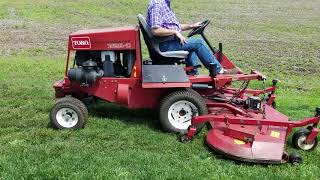 2001 Toro Groundsmaster 328D Mower  Selling On BigIron June 27 2018 [upl. by Jangro736]