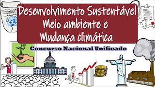 Desenvolvimento sustentável meio ambiente e mudança climática  CNU 2024  Desenhando a Solução [upl. by Llerrehc97]