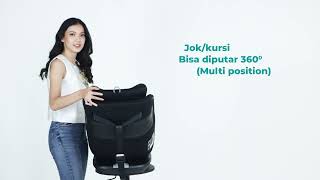 Babyelle Ottimo  Car seat Isize Rotate 360 Group 0123 Prestige Edition BE 837 BC [upl. by Anohs]