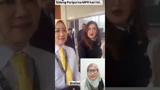 Atalia Praratya amp Naffa Urbach siap ikuti Rapat Paripurna DPRshortsvideo [upl. by Terraj]