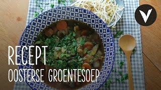 Oosterse Groentesoep  Recept  VETJEBOL [upl. by Anileva]