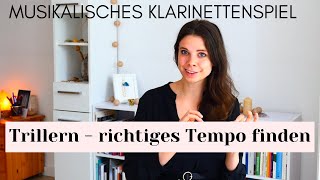 Trillern an der Klarinette  Tempo finden Wohin trillern Trillerarten  online Klarinette lernen [upl. by Sarnoff25]