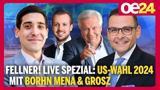 FELLNER LIVE Spezial USWahl 2024 mit Bohrn Mena amp Grosz [upl. by Atwekk108]