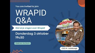 Value Jagers amp Wrapid online QampA Webinar [upl. by Gaves]