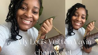 What fits inside my “Louis Vuitton Vavin chain wallet” [upl. by Adnuahsar]