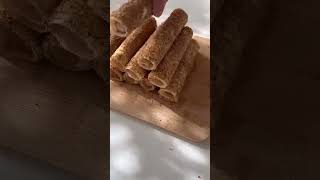 Very delicious lavash and breaded sausages 😋 food recipe letscookwithlove cooking foodie [upl. by Tlaw]