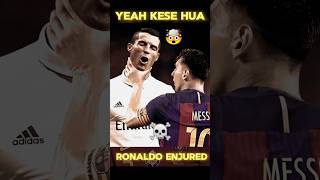 Messi fight Ronaldo 🤕 😱🤯football messivsronaldo shorts [upl. by Ecnahoy]