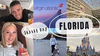 FLORIDA PRE amp TRAVEL DAY  VIRGIN ATLANTIC UPPER CLASS  HEATHROW  VIRGIN CLUBHOUSE  MAGIC KINGDOM [upl. by Sonnie]