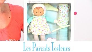 Test Coffret poupée et couverture Corolle  Les Parents Testeurs [upl. by Carolina]