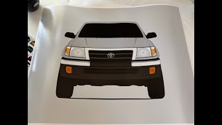 Toyota Tacoma Art Unboxing [upl. by Yhtak]