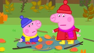 The Not So Muddy Puddle 🍂  Peppa Pig Official Full Episodes [upl. by Kamaria]