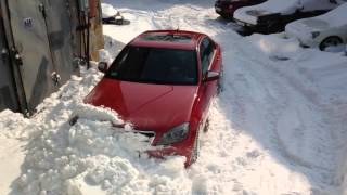 Mercedes C300 4Matic winter action [upl. by Sioux]