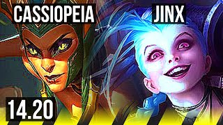 CASSIOPEIA amp Nautilus vs JINX amp Poppy ADC  Rank 12 Cassio  KR Master  1420 [upl. by Sauveur]