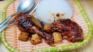 Chicken Adobo with Pineapple  Pasarapin pa natin ang Adobong Manok [upl. by Pacorro]