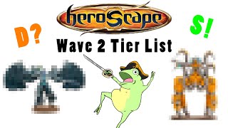 HEROSCAPE WAVE 2 TIER LIST AND REVIEW [upl. by Aicenert]