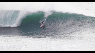 Paddle session  Big wave surf Galicia [upl. by Nerraw]