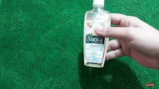 Vatika Garlic Hair Oil  Benefits And Uses  Regrowth hair [upl. by Rosenwald]