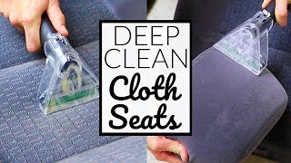 How To CLEAN NASTY Car Seats The Right Way [upl. by Nelehyram545]