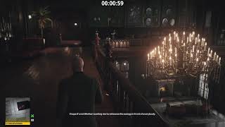 HITMAN 3  The Baskerville Barney  Level 3  Quintuple chandelier kill  NoKO [upl. by Javier]