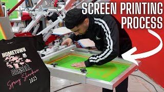 SCREEN PRINTING T Shirts From Start To Finish [upl. by Tiphani]