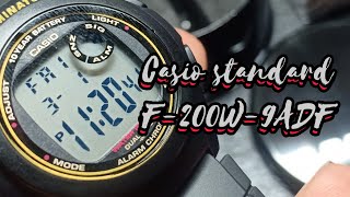 Bukan Review  ini video santuy unboxing CASIO STANDARD F200W9ADF [upl. by Corrie180]