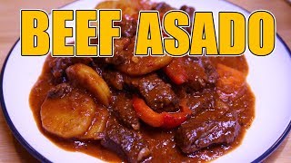 Super Quick amp Easy Simple Beef Asado Recipe [upl. by Durwood]