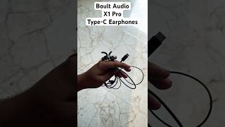 Boult Audio X1 Pro  Type C earphones  Android amp iPhone Supported ✅ [upl. by Eiuqcaj]