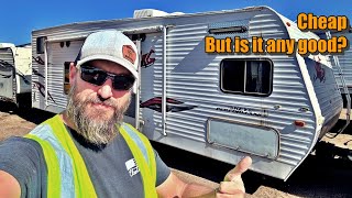 I Bought This Toy Hauler RV from Auction Super Cheap [upl. by Prescott]