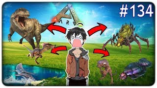 DIVENTIAMO ANIMALI E DINOSAURI SEMPRE PIÙ STRANI E FEROCI  Ark Survival Evolved  ep 134 ITA [upl. by Aninaig]