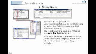 Datenbank Normalisierung [upl. by Levey]