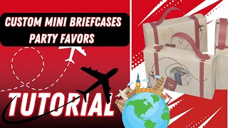 mini briefcases tutorial [upl. by Ylicic]