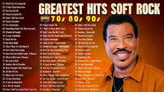 Greatest Hits Soft Rock Ballads 70s 80s 90s 💖 Lionel Richie Elton John Aerosmith BonJovi [upl. by Eelahs]