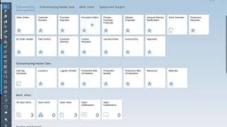 SAP Business ByDesign  Subcontracting Part 2  The how part [upl. by Emelia]