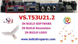 VS T53U21 2 NO NEED software INBUILT software USED FOR CODE 2  HDMI PORT [upl. by Sheya437]