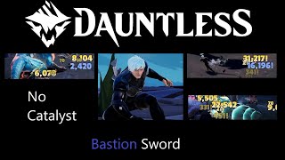 Dauntless No Catalyst Bastion Sword [upl. by Anirbak782]