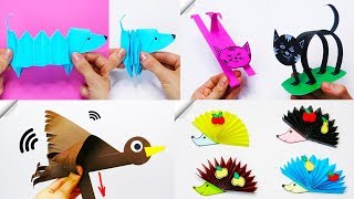 7 paper crafts DIY Paper TOYS [upl. by Annice]