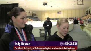 University of Delaware synchronized skating team wins gold [upl. by Nelo]